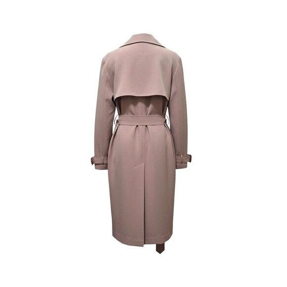 Prima Womens L Belted Trench Coat Beige w/ Bonus Scarf Set Preppy Heritage - Picture 2 of 12